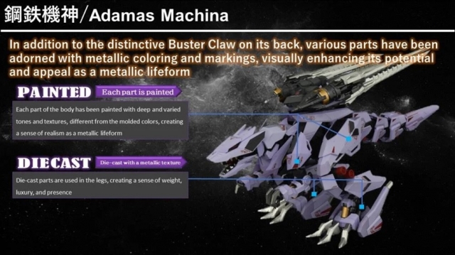 AMZ-01 Berserk Fuhrer 1/72 Scale Model Kit | Zoids Adamas Machina | Takara Tomy