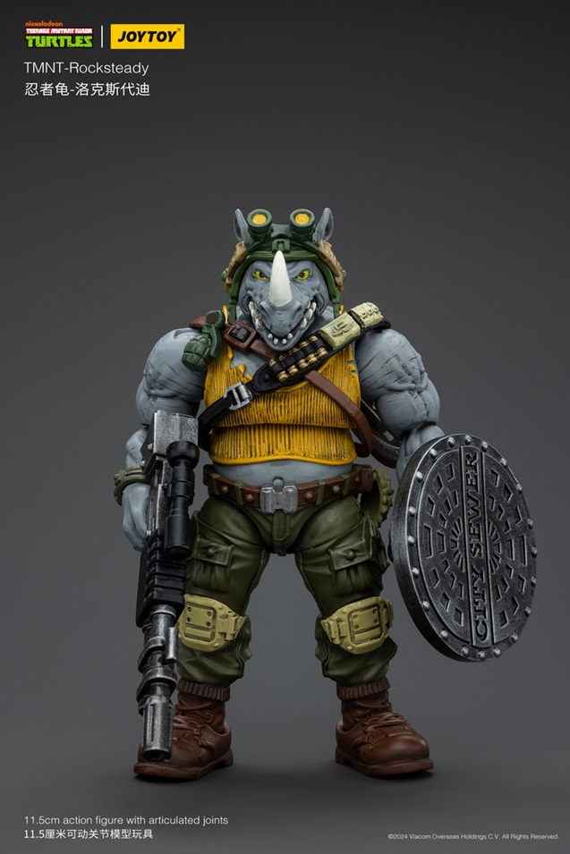 Rocksteady 1/18 Scale | Teenage Mutant Ninja Turtles | Joy Toy