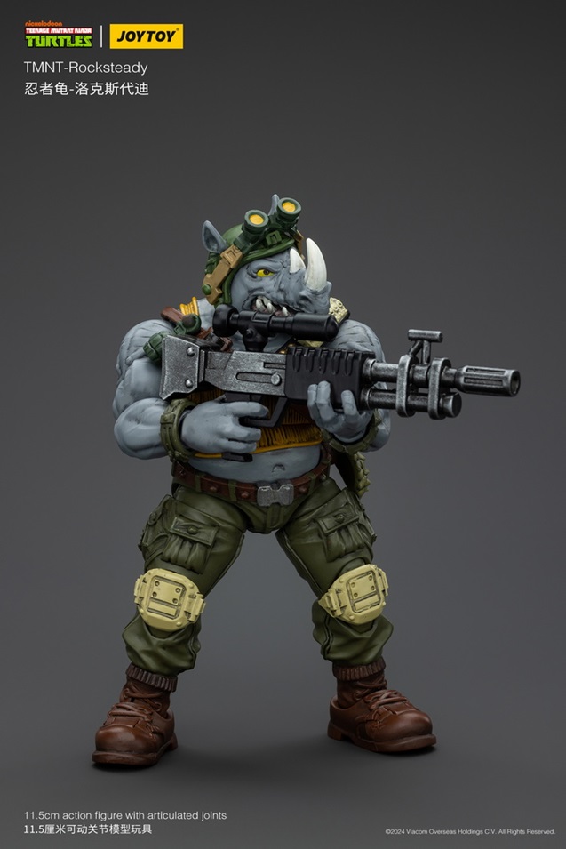 Rocksteady 1/18 Scale | Teenage Mutant Ninja Turtles | Joy Toy