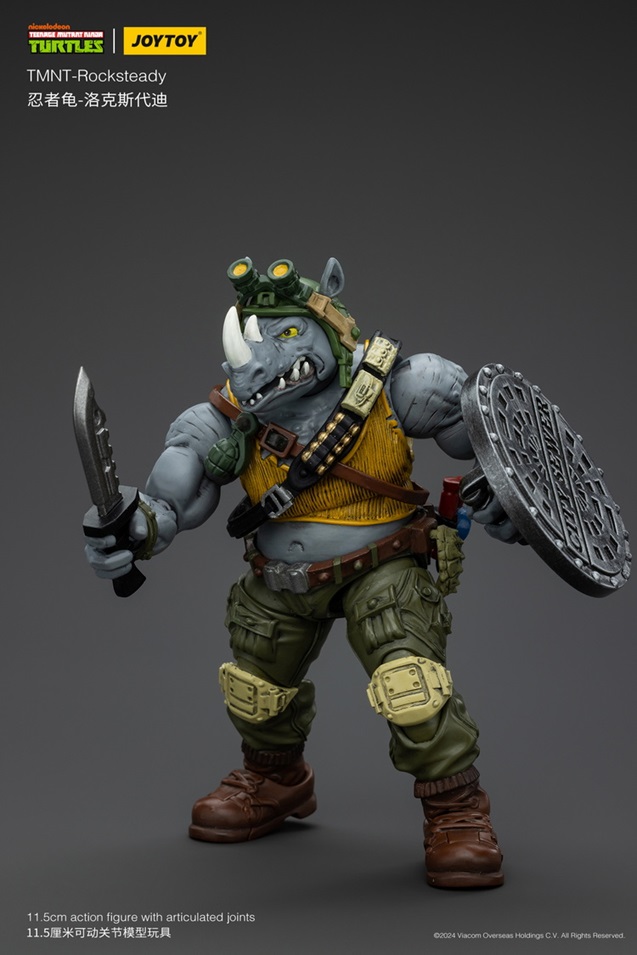 Rocksteady 1/18 Scale | Teenage Mutant Ninja Turtles | Joy Toy