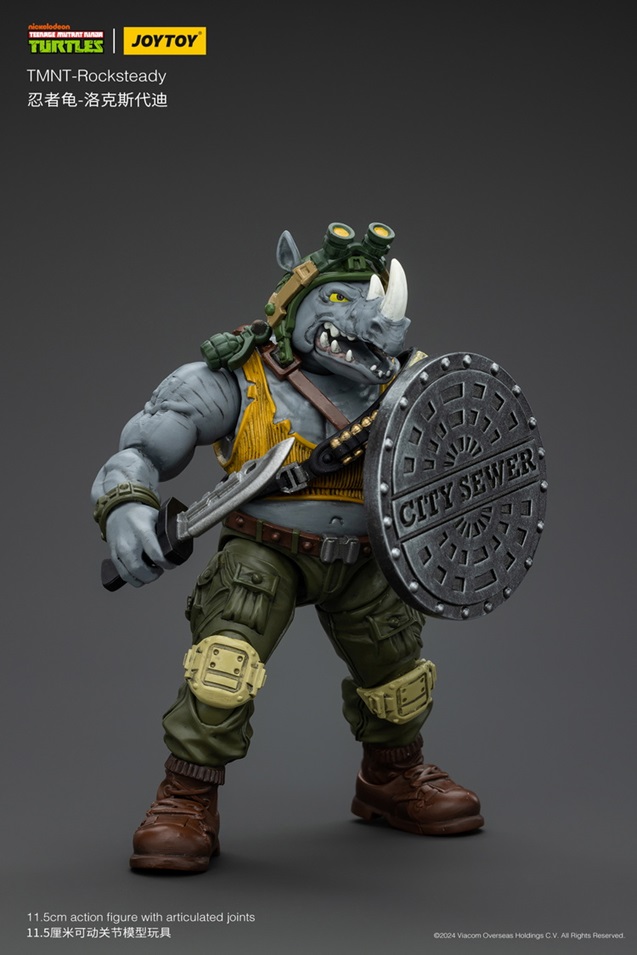 Rocksteady 1/18 Scale | Teenage Mutant Ninja Turtles | Joy Toy