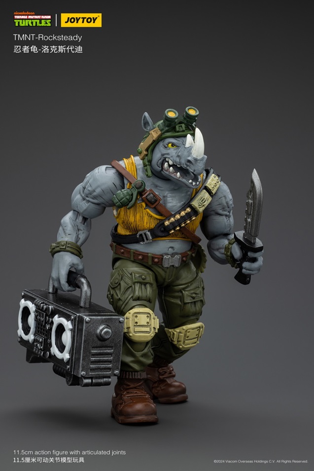 Rocksteady 1/18 Scale | Teenage Mutant Ninja Turtles | Joy Toy