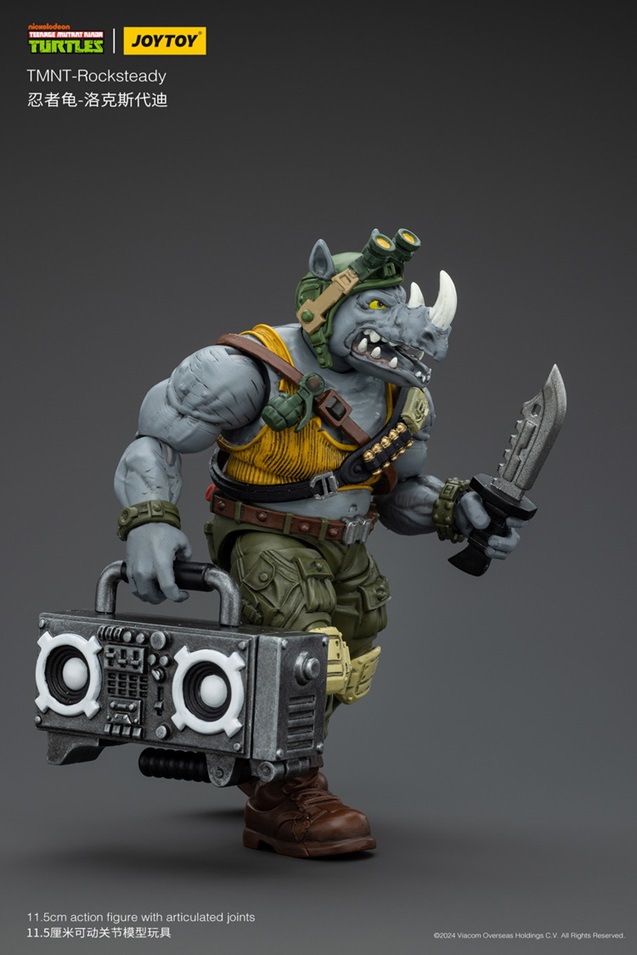 Rocksteady 1/18 Scale | Teenage Mutant Ninja Turtles | Joy Toy