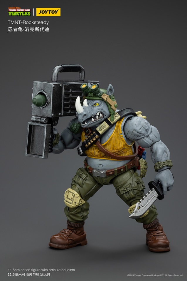 Rocksteady 1/18 Scale | Teenage Mutant Ninja Turtles | Joy Toy