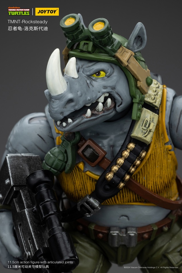Rocksteady 1/18 Scale | Teenage Mutant Ninja Turtles | Joy Toy