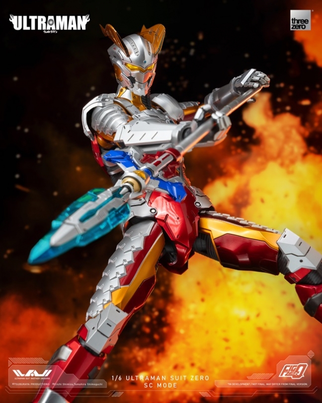 Ultraman Suit Zero (SC Mode) FigZero Collectible Figure | Ultraman Suit Another Universe | threezero