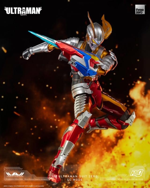 Ultraman Suit Zero (SC Mode) FigZero Collectible Figure | Ultraman Suit Another Universe | threezero