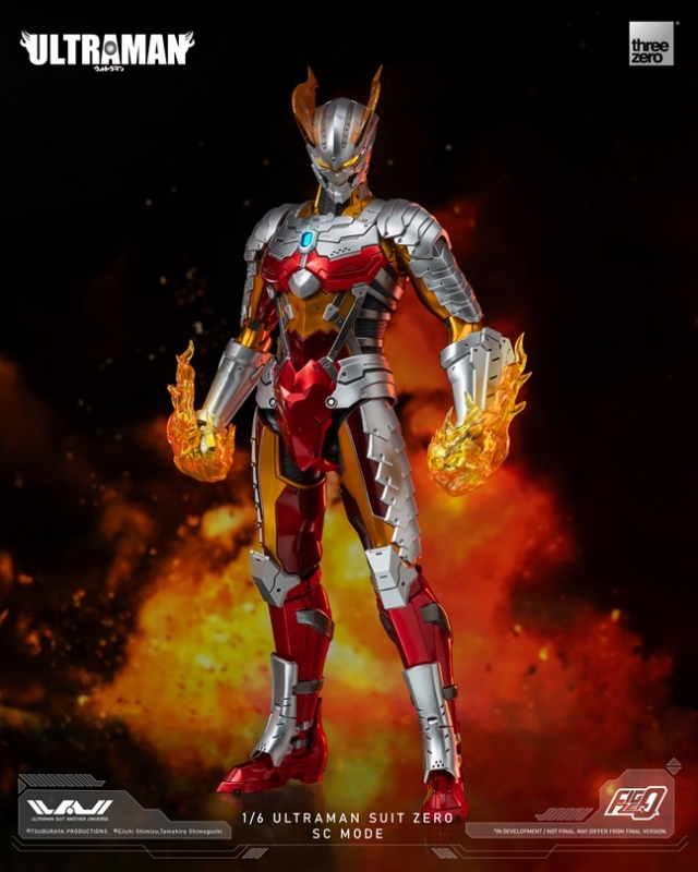 Ultraman Suit Zero (SC Mode) FigZero Collectible Figure | Ultraman Suit Another Universe | threezero