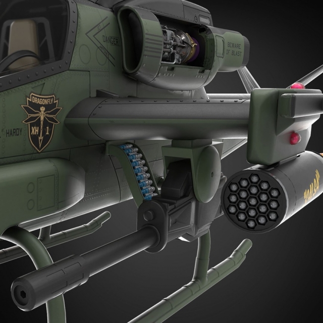 G.I. Joe Assault Copter Dragonfly (XH-1) 6-Inch Scale | G.I. Joe Classified Series