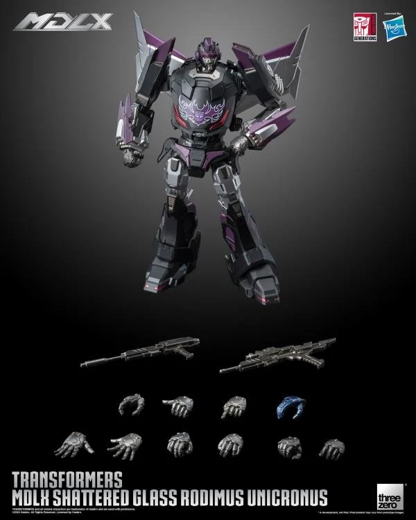 Shattered Glass Rodimus Unicronus MDLX Scale Collectible Figure | Transformers | Threezero