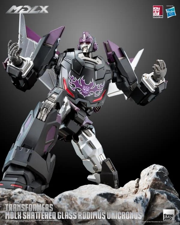 Shattered Glass Rodimus Unicronus MDLX Scale Collectible Figure | Transformers | Threezero