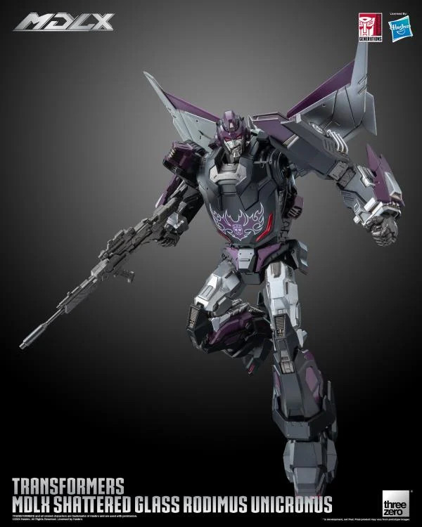 Shattered Glass Rodimus Unicronus MDLX Scale Collectible Figure | Transformers | Threezero