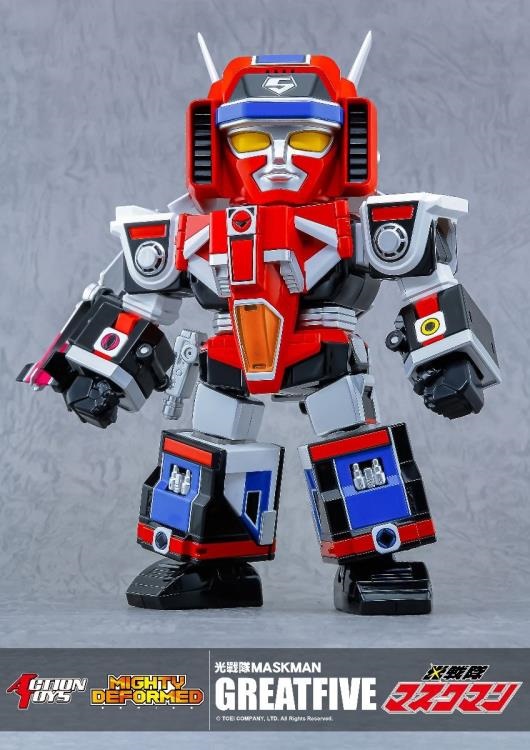 Maskman Great Five Mighty Deformed | Hikari Sentai Maskman | Action Toys