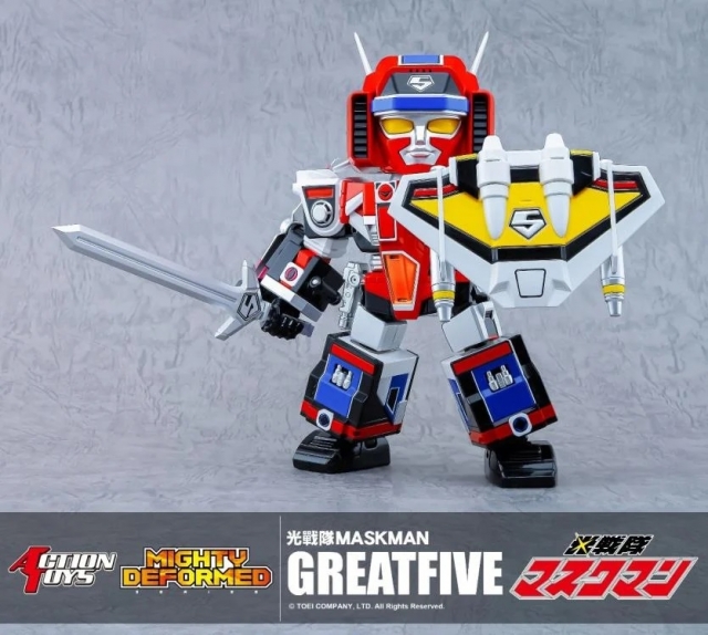 Maskman Great Five Mighty Deformed | Hikari Sentai Maskman | Action Toys