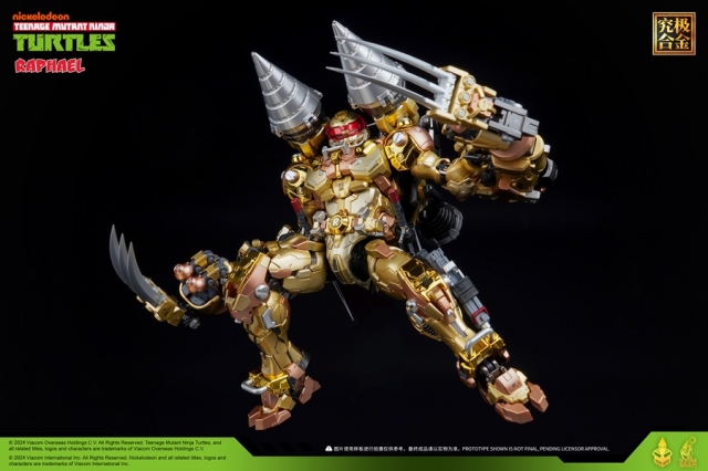 HB0086 Raphael Golden Version | Heat Boys TMNT Mecha Figure | TFSource