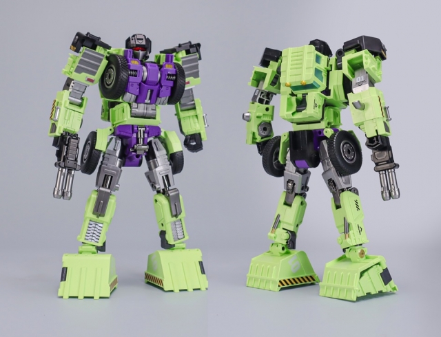 GLA-01 and GLA-02 Set of 2 | Heavy Duty Builder | Mecha Invasion Giant Legion Combiner