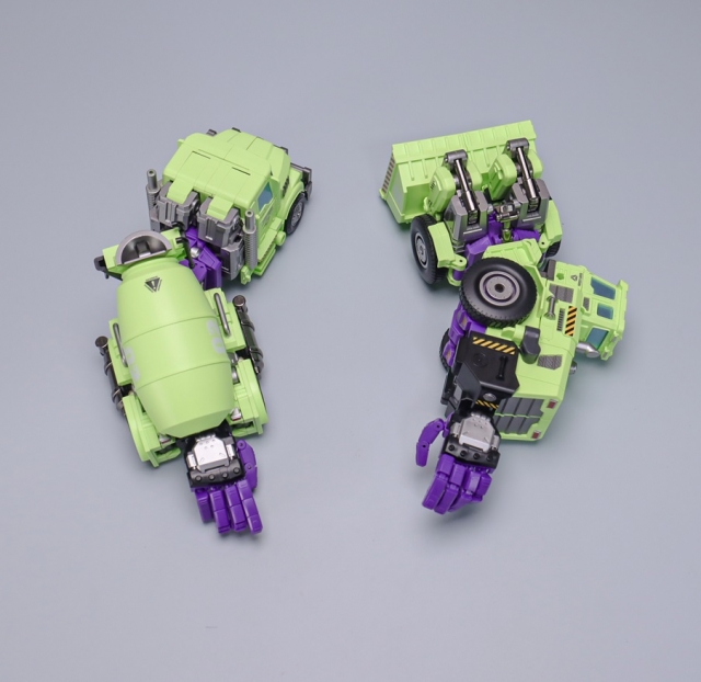 GLA-01 and GLA-02 Set of 2 | Heavy Duty Builder | Mecha Invasion Giant Legion Combiner