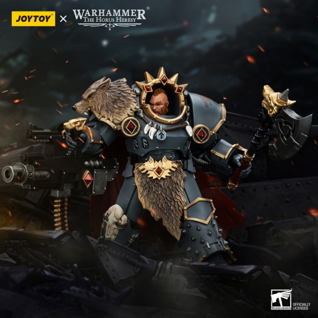 Space Wolves Hvarl Red-Blade 1/18 Scale | Warhammer: The Horus Heresy | Joy Toy