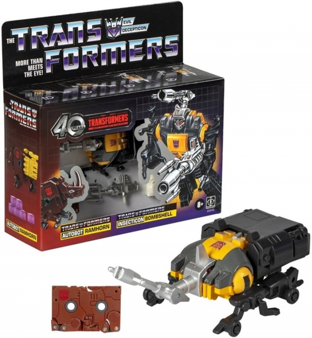 Bombshell and Ramhorn Set of 2 | Transformers the Movie | Transformers G1 Retro Reissues