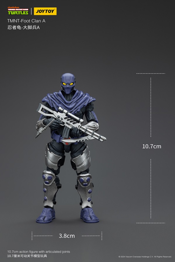 Foot Clan A 1/18 Scale | Teenage Mutant Ninja Turtles | Joy Toy
