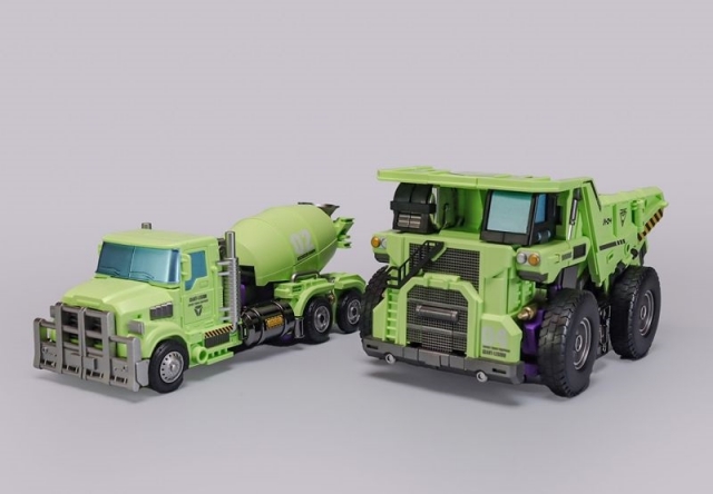 GLA-03 and GLA-04 Set of 2 | Heavy Duty Builder | Mecha Invasion Giant Legion Combiner