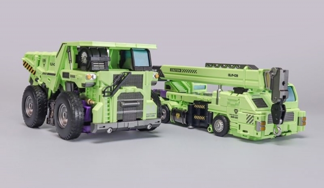 GLA-03 and GLA-04 Set of 2 | Heavy Duty Builder | Mecha Invasion Giant Legion Combiner