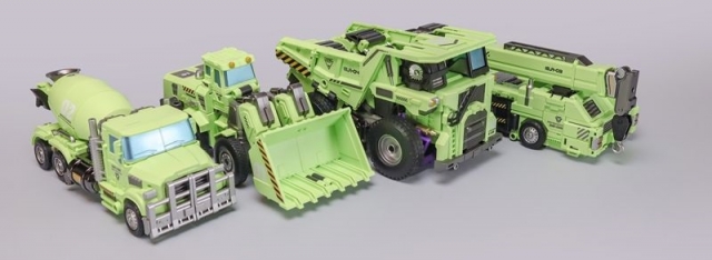 GLA-03 and GLA-04 Set of 2 | Heavy Duty Builder | Mecha Invasion Giant Legion Combiner