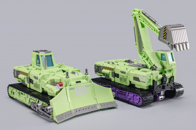 GLA-05 and GLA-06 Set of 2 | Heavy Duty Builder | Mecha Invasion Giant Legion Combiner