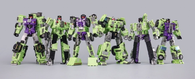 GLA-05 and GLA-06 Set of 2 | Heavy Duty Builder | Mecha Invasion Giant Legion Combiner