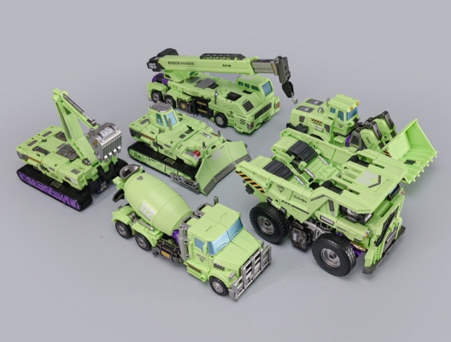 GLA-05 and GLA-06 Set of 2 | Heavy Duty Builder | Mecha Invasion Giant Legion Combiner