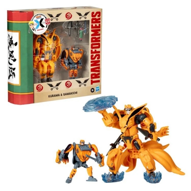 Kurama and Gamakichi Set of 2 | Naruto: Shippuden | Transformers Collaborative