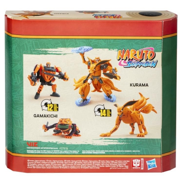 Kurama and Gamakichi Set of 2 | Naruto: Shippuden | Transformers Collaborative