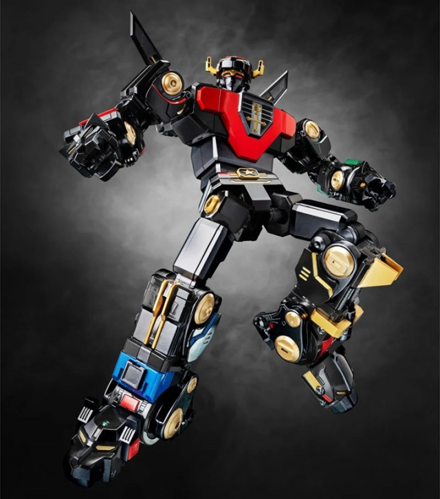 Voltron Black and Gold Edition ROBO-DOU | Voltron: Defender of the Universe | threezero
