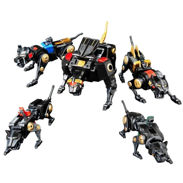 Voltron Black and Gold Edition ROBO-DOU | Voltron: Defender of the Universe | threezero