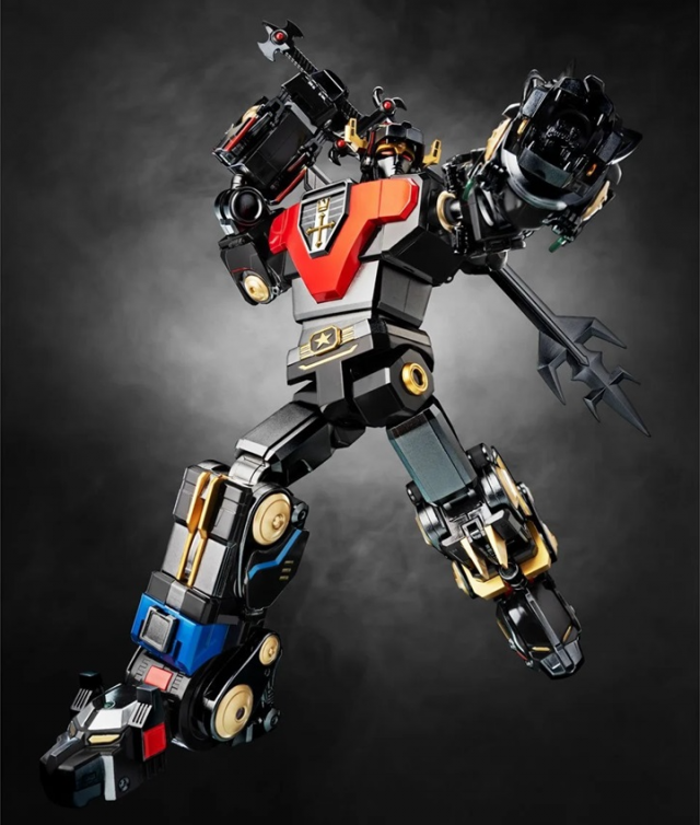 Voltron Black and Gold Edition ROBO-DOU | Voltron: Defender of the Universe | threezero