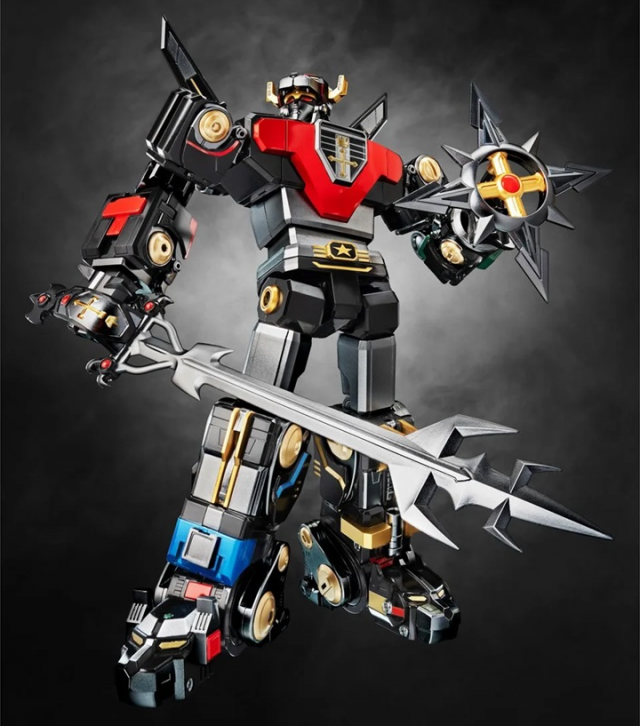 Voltron Black and Gold Edition ROBO-DOU | Voltron: Defender of the Universe | threezero
