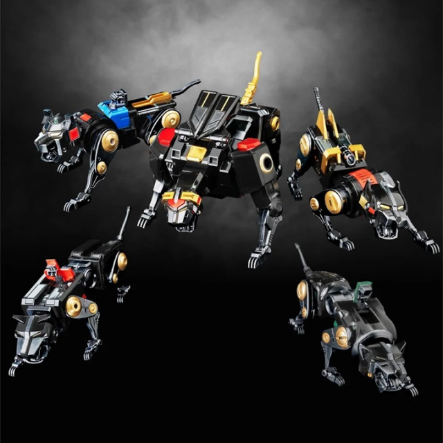 Voltron Black and Gold Edition ROBO-DOU | Voltron: Defender of the Universe | threezero