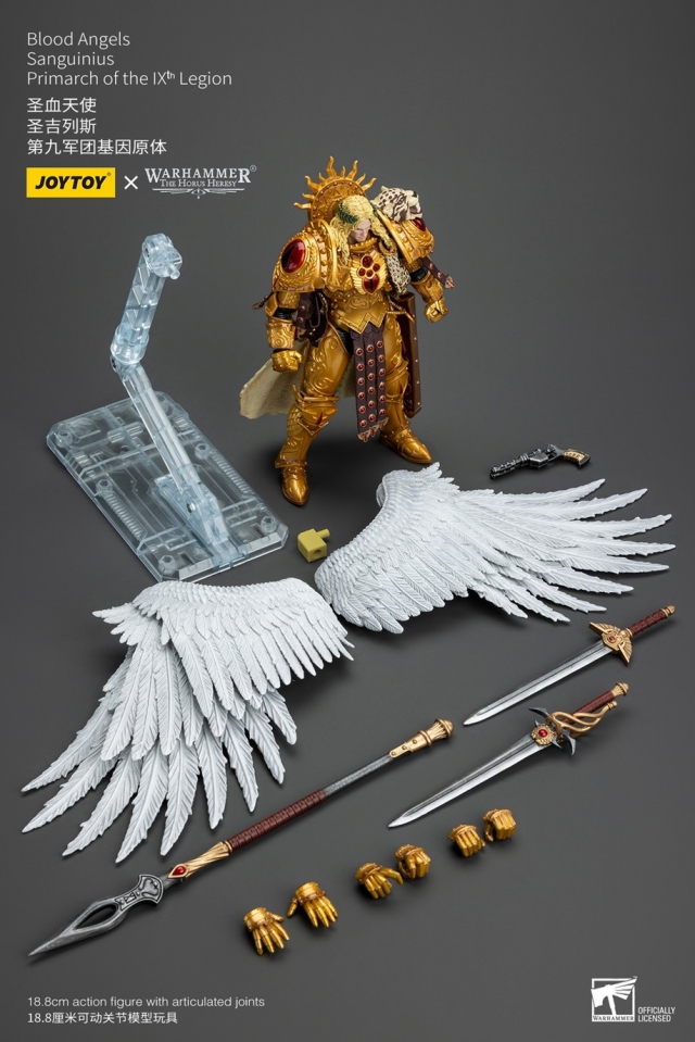 Blood Angels Sanguinius, Primarch of the IXth Legion 1/18 Scale | Warhammer: The Horus Heresy | Joy Toy