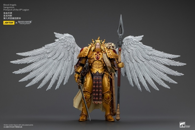 Blood Angels Sanguinius, Primarch of the IXth Legion 1/18 Scale | Warhammer: The Horus Heresy | Joy Toy