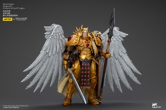 Blood Angels Sanguinius, Primarch of the IXth Legion 1/18 Scale | Warhammer: The Horus Heresy | Joy Toy