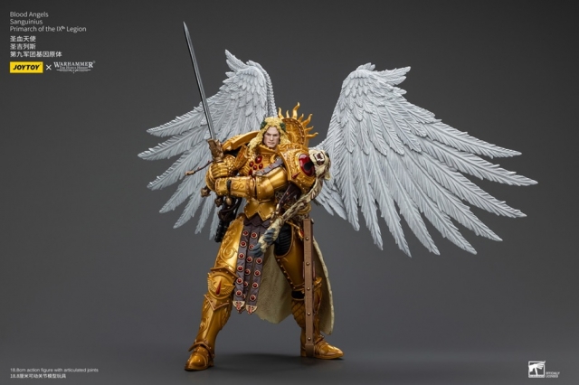 Blood Angels Sanguinius, Primarch of the IXth Legion 1/18 Scale | Warhammer: The Horus Heresy | Joy Toy