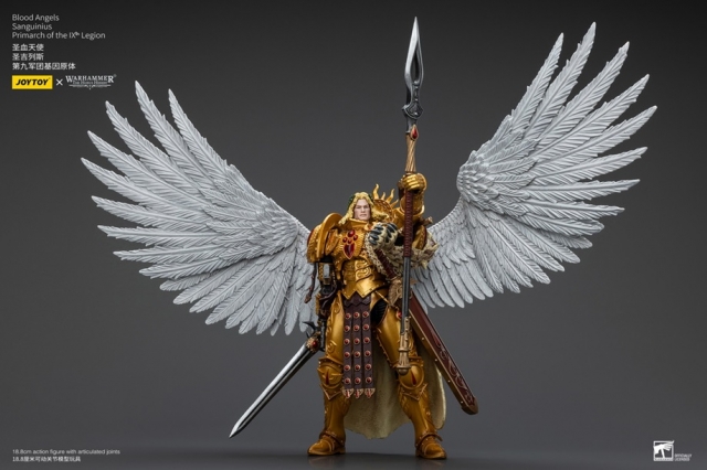 Blood Angels Sanguinius, Primarch of the IXth Legion 1/18 Scale | Warhammer: The Horus Heresy | Joy Toy