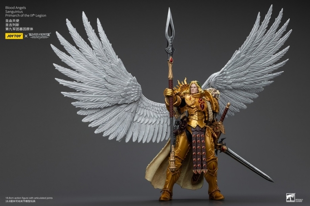 Blood Angels Sanguinius, Primarch of the IXth Legion 1/18 Scale | Warhammer: The Horus Heresy | Joy Toy
