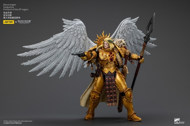 Blood Angels Sanguinius, Primarch of the IXth Legion 1/18 Scale | Warhammer: The Horus Heresy | Joy Toy