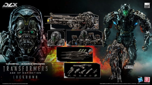Lockdown DLX Scale Collectible Figure | Transformers: Age Of Extinction | threezero