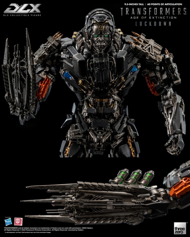 Lockdown DLX Scale Collectible Figure | Transformers: Age Of Extinction | threezero