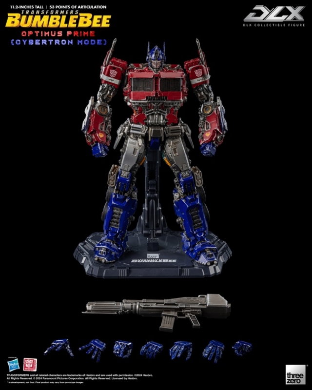 Optimus Prime (Cybertron Mode) DLX Scale Collectible Figure | Transformers Transformers: Bumblebee | threezero