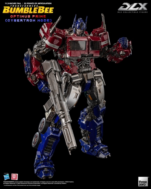 Optimus Prime (Cybertron Mode) DLX Scale Collectible Figure | Transformers Transformers: Bumblebee | threezero