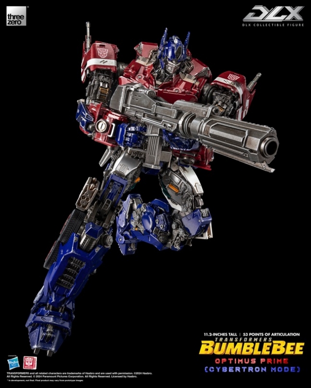 Optimus Prime (Cybertron Mode) DLX Scale Collectible Figure | Transformers Transformers: Bumblebee | threezero