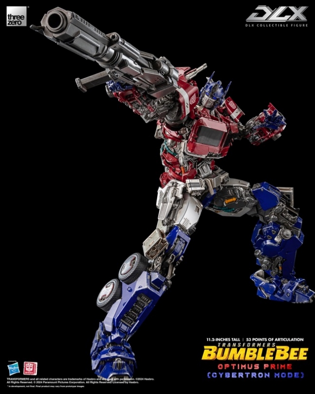 Optimus Prime (Cybertron Mode) DLX Scale Collectible Figure | Transformers Transformers: Bumblebee | threezero